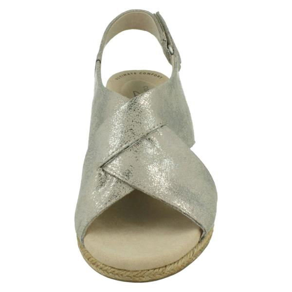Clarks Ladies Clarks Slingback Wedge Heel Sandals Lafley Alaine