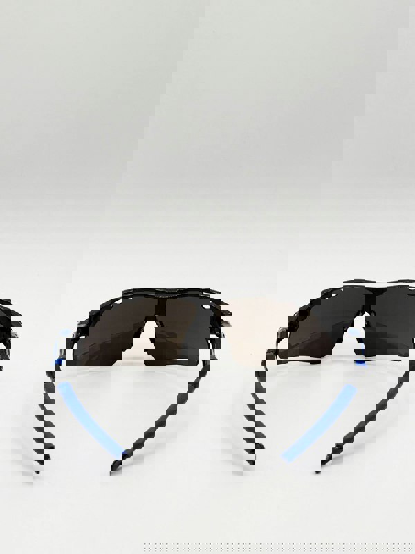 SVNX Outdoor Sports Racer Sunglasses in Multi Blue with Hard Case