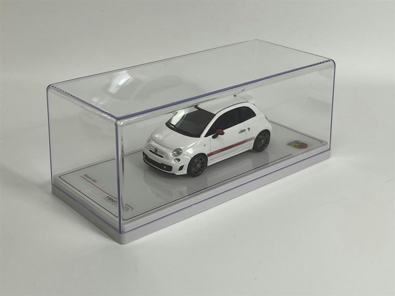 TSM Fiat Abarth 595 Gara White 1:43 Scale TSM 430616