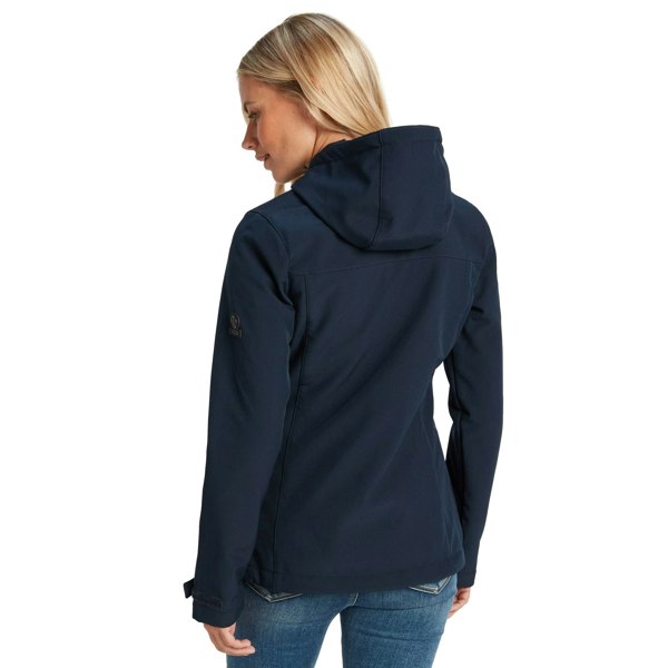 TOG24 Womens/Ladies Keld Hooded Soft Shell Jacket - Navy