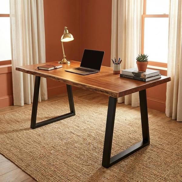 The Bespoke Carpentry Co Live Edge Desk