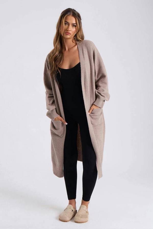 Urban Bliss Longline Patch Pocket Cardigan