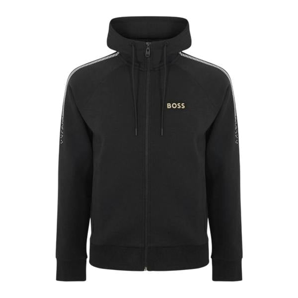 Boss Mens Regular Full Zip Hoodie - Black - 