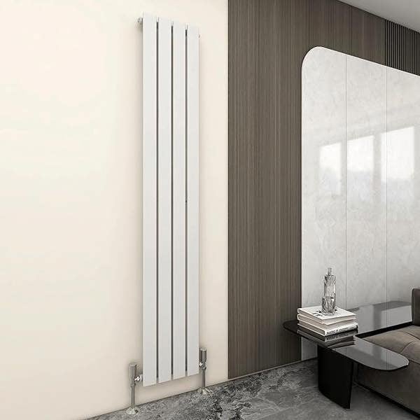 Single Flat Panel Vertical Column Radiator 1800x272 mm