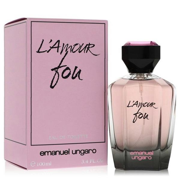 Ungaro L'Amour Fou by Ungaro Eau De Toilette Spray 3.4 oz for Women 100 ml