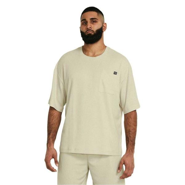 Under Armour Mens Rival Waffle T-Shirt - White - 