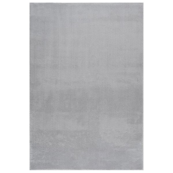 Berkfield Washable Rug Soft Shaggy 160x230 cm Anti Slip Grey