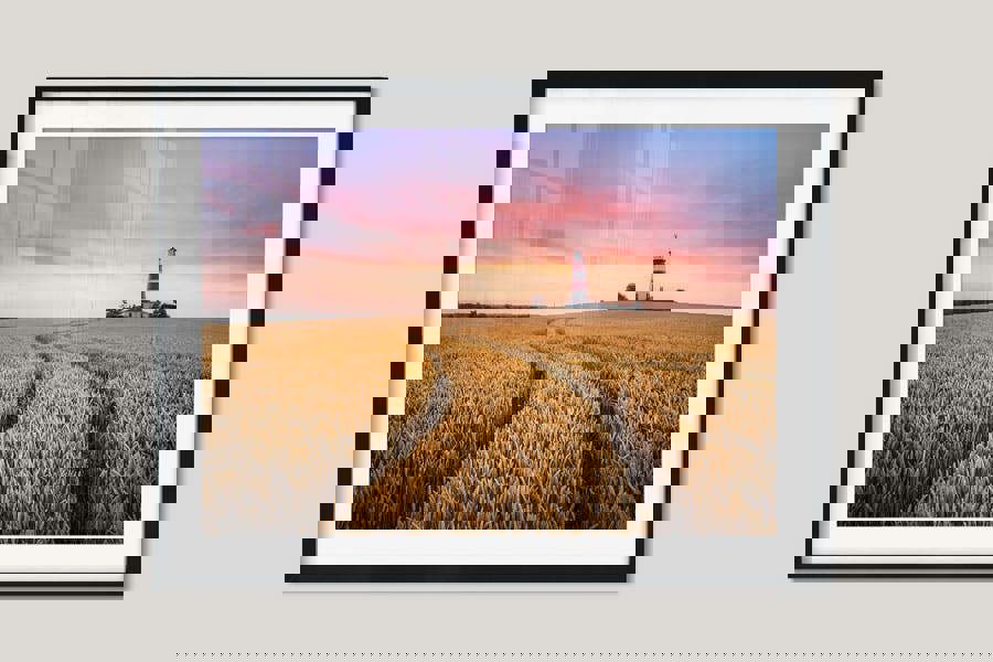 Norfolk lighthouse landscape fine art print