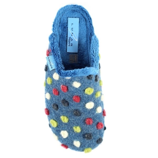 Lunar Women's Montreal Slippers - Mid Blue