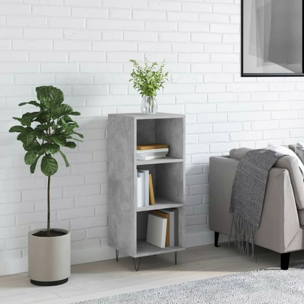Berkfield Sideboard Concrete Grey 34.5x32.5x90 cm Engineered Wood