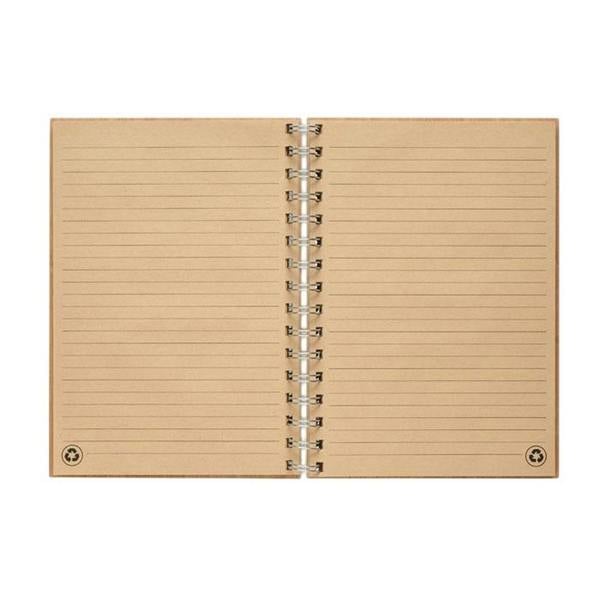 MidOcean Bram Bamboo A5 Notebook - Wood - 