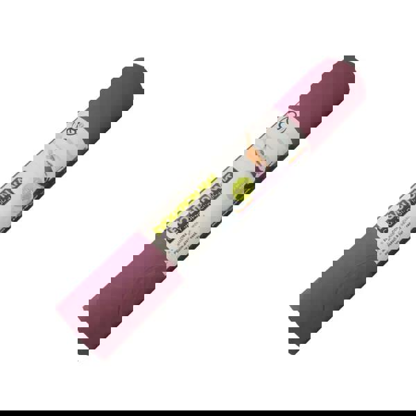 Plum Evolution Yoga Mat with green accents, eco-friendly 4mm fitness design