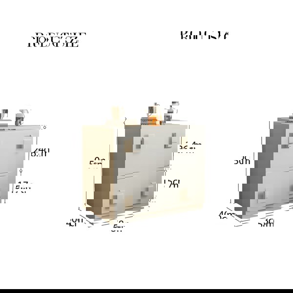 Andrea Small Sideboard, Cream-Rit Concept-Rit Concept