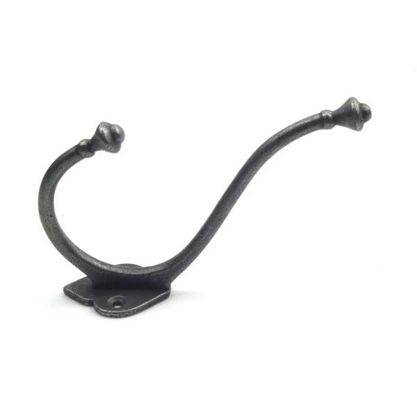 Antique Cast Iron Inglemire Coat Hook - Pack of 5 Hooks