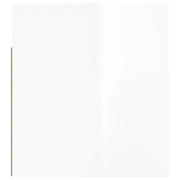 Berkfield Wall-mounted Bedside Cabinets 2 pcs High Gloss White 50x36x40cm