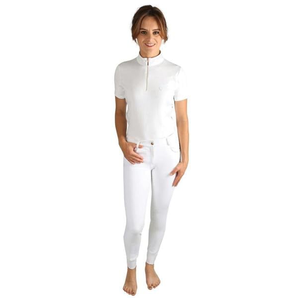HyFASHION Womens/Ladies Roka Royal Breeches - White/Rose Gold