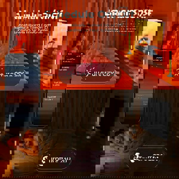 Emitto 2x Smart RGB LED Light Bars Game Ambient Lamps Color Changing Music Timer