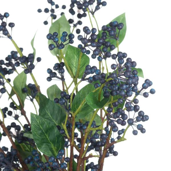 Wyld Haus Set of 3 Artificial Flowers Viburnum Berry Stem