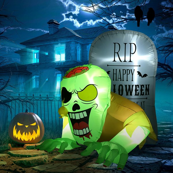 Inflatable Halloween Tombstone Ghost