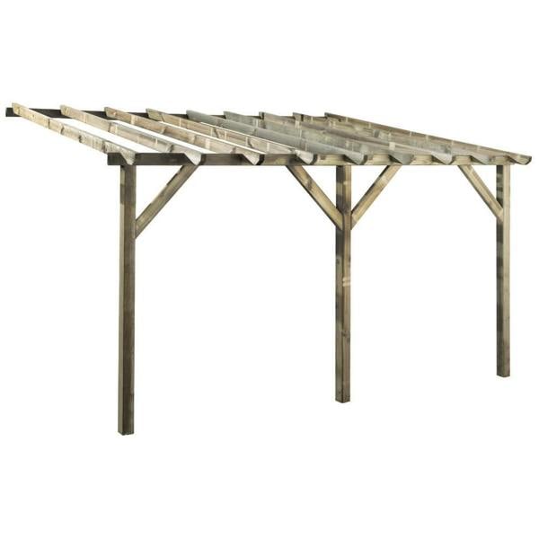 Cerland Etreta Wooden Pergola 4m x 3m Rectangular Timber Patio Shelter Canopy