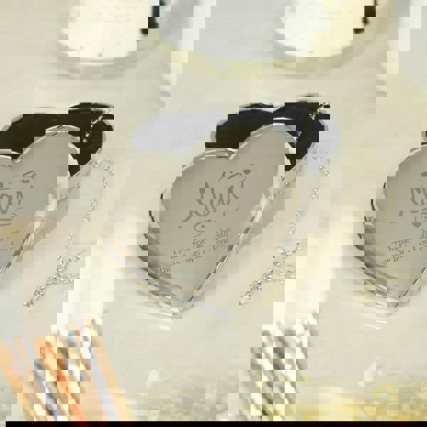 Personalised Memento Company Personalised Nan Swirls & Hearts Trinket Box