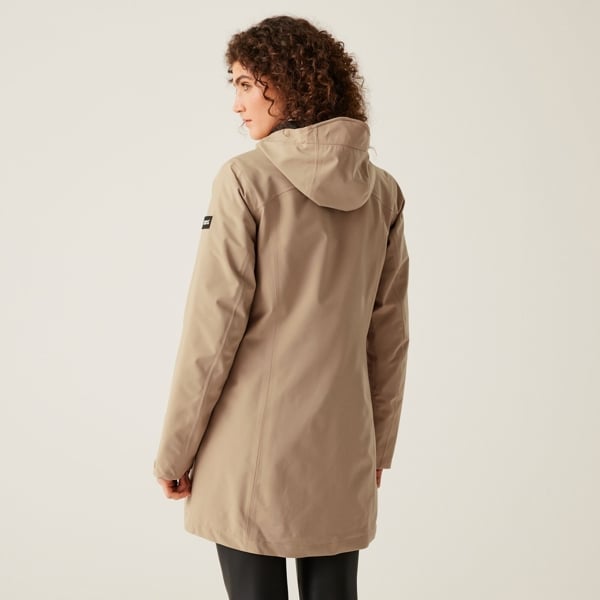 Regatta Women's Denbury V 3 in 1 Waterproof Jacket - Warm Taupe / Black