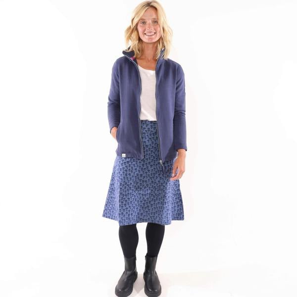 Lazy Jacks Women's Dandy Jersey Skirt - Blue