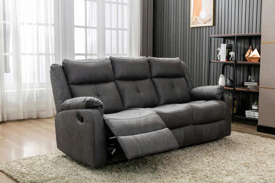 Bentley Manual Recliner 3 Seater with Drop Down Tray