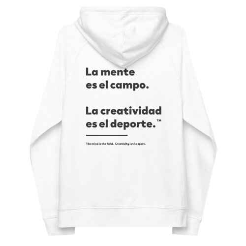 Anchor & Crew Creativity Is The Sport Creative Standard Organic Cotton Hoodie - White