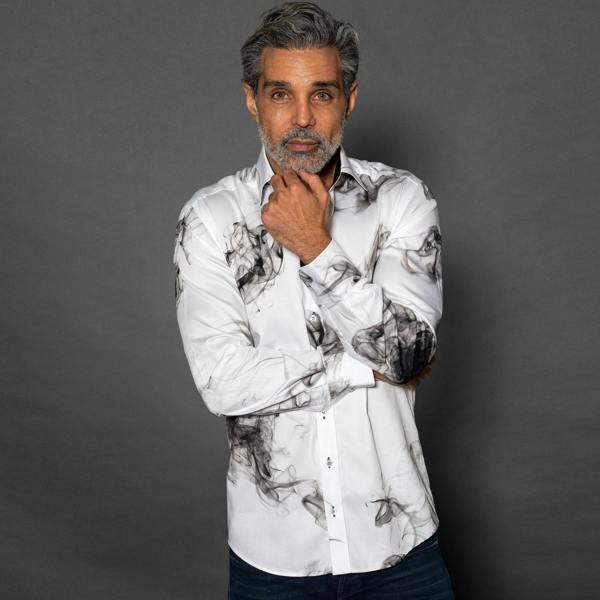 SMOKE PRINT SHIRT – Premium Men's Patterned Shirt by Claudio Lugli | Bold Design, Tailored Fit, Best Printed Shirts