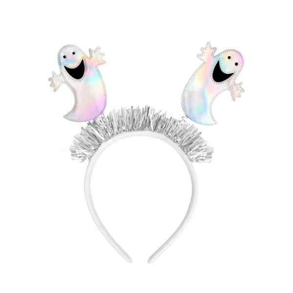 Bristol Novelty Childrens/Kids Ghost Bopper Headband - White/Silver