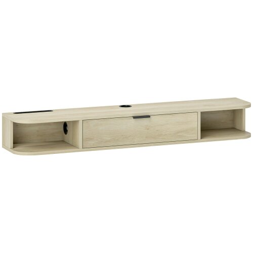 Wyld Haus Avalani 120cm Natural Finish Floating TV Unit For Screens Up To 50 Inches