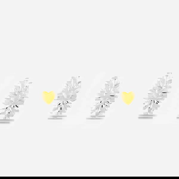 Rosa Lea Daisy Heart Stud Earrings AM-2THB028106