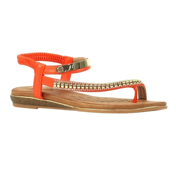 Lunar Womens/Ladies Asia II Sandals - Orange