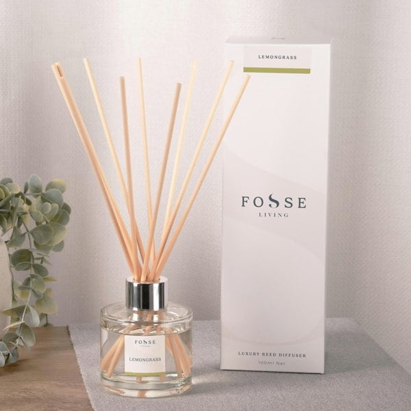 Lemongrass Reed Diffuser - Fosse Living | Luxury Home Fragrances