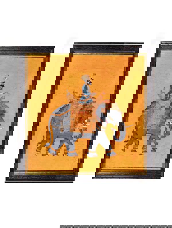 Exceptional Art Royal Saffron Mughals - Oxford square frame