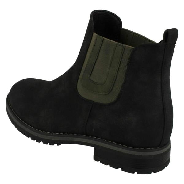 Down to Earth Ladies Down To Earth Flat Chelsea Ankle Boots