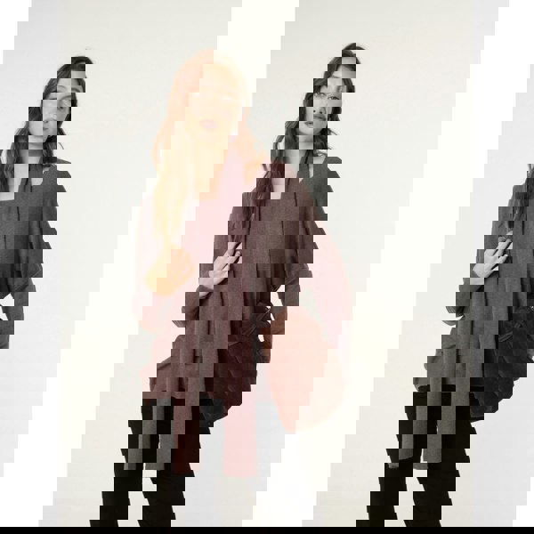 Blue Vanilla Scarf Cut And Sew 2in1 Jumper