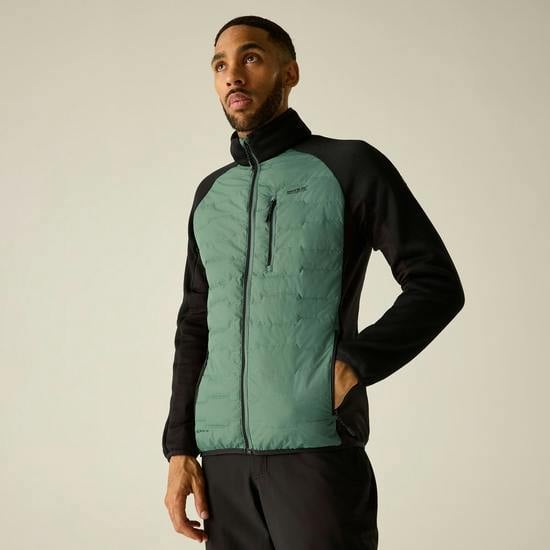 Regatta Mens Cyrus Hybrid Jacket - Dark Forest Green