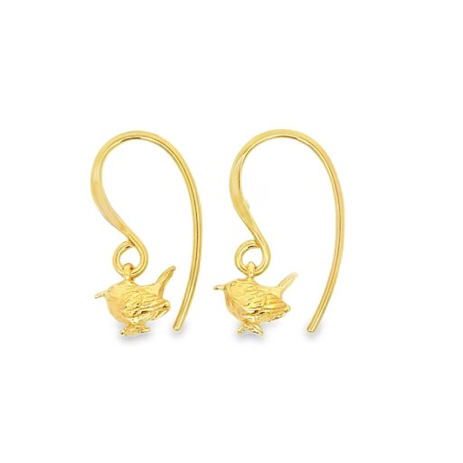 Reeves & Reeves Gold Wren Earrings