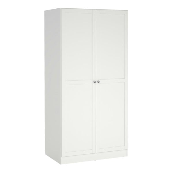 Furniture To Go Brande Wardrobe with 2 Frame Doors in White