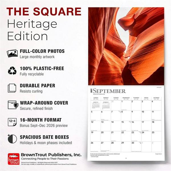 Inspiration Calendar 2027, Wall Calendars, Month To View, Lifestyle, Gift