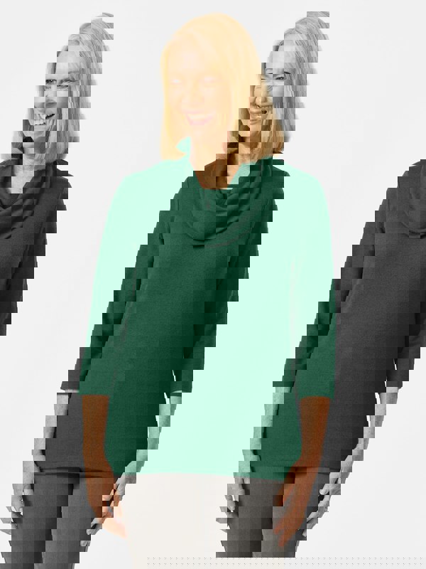 PennyPlain Cowl Neck Top - Dragonfly