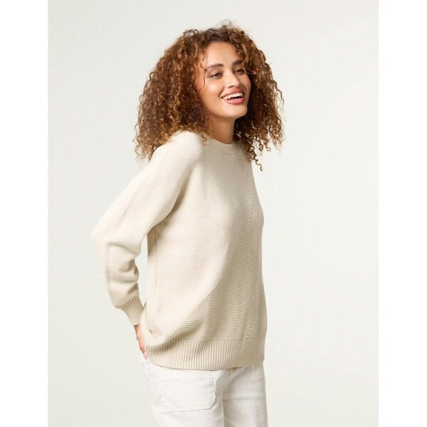 Blue Vanilla Argyle Stitch Detail Jumper