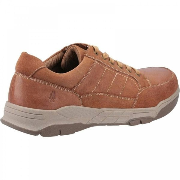 Hush Puppies Mens Finley Leather Shoes - Tan