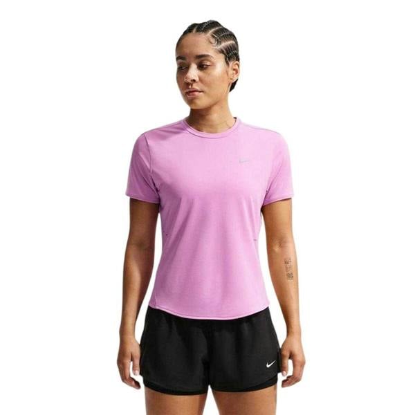 Nike Womens/Ladies Swift Dri-FIT Running T-Shirt - Magenta - 