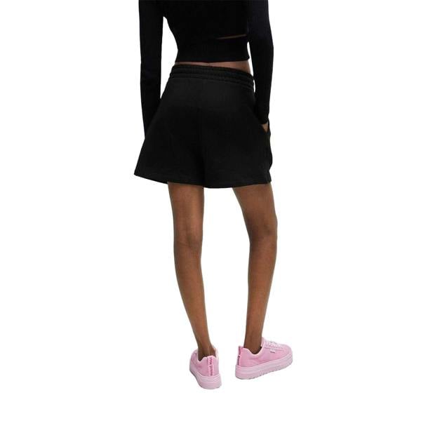 Hugo Womens/Ladies Cotton Elasticated Waist Sweat Shorts - Black - 