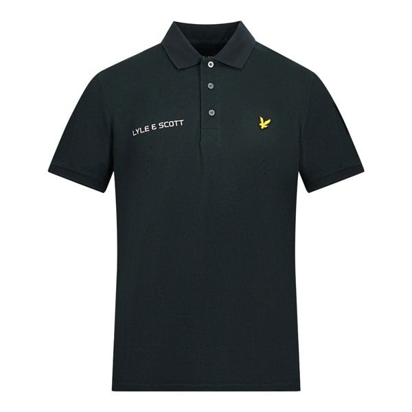 Lyle & Scott True Short Sleeved Polo Shirt - Black