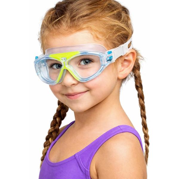 Aqua Speed Kids Anti Fog UV Wide View Swim Mask |  Boys & Girls Comfy Fit Swimming Mask