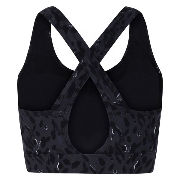 Dare 2B Womens/Ladies Swift II Animal Print Sports Bra - Black